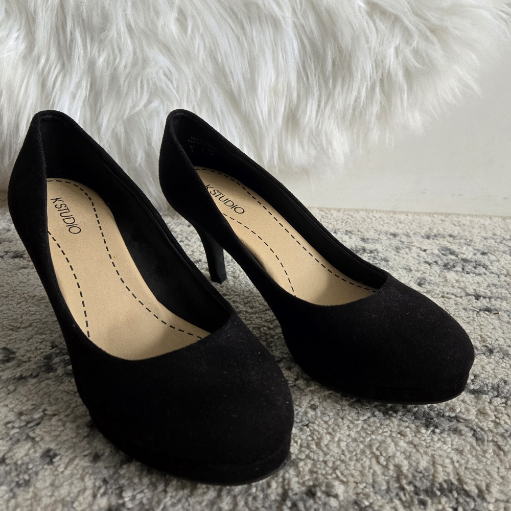 Women's Black Platform Heels